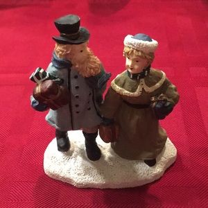 Mervyn's 1996 Village Square Man/Woman Christmas